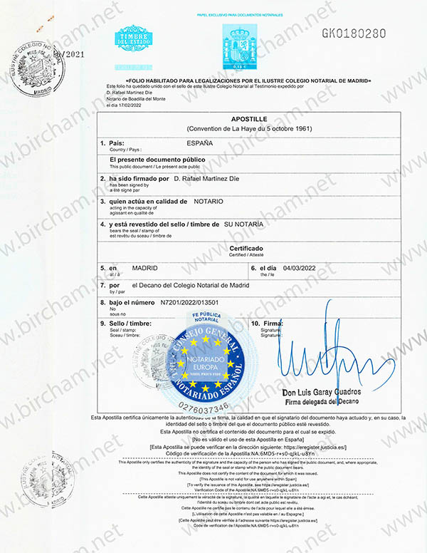 Reconocimiento del Diploma Reconocimiento del Diploma Bircham International University